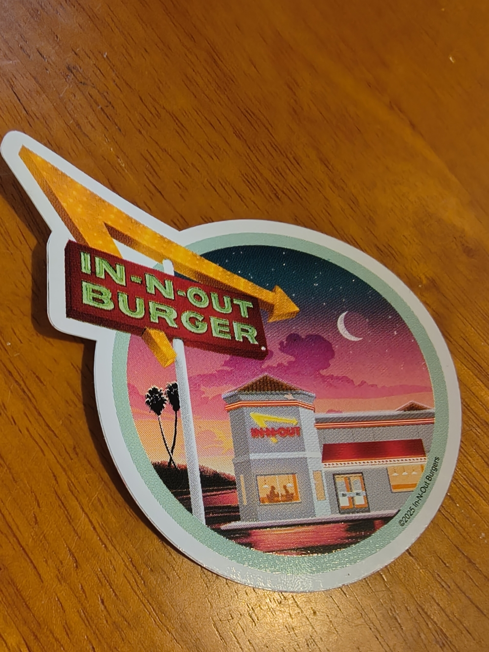 In-N-Out Burger Evening Store Decal Sticker Multicolor
